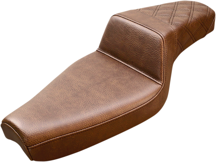 Saddlemen Step-Up Seat - Rear Lattice Stitch - Brown - Xl 807-03-173Br