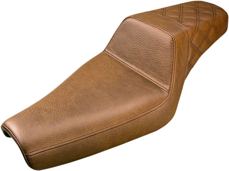 Saddlemen Step-Up Seat - Rear Lattice Stitch - Brown - Xl 807-11-173Br