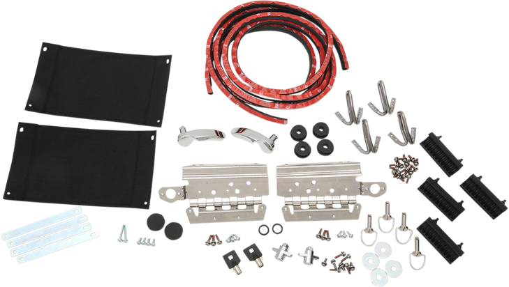 Drag Specialties Saddlebag Lid Complete Hardware Kit - Fl '14-'24