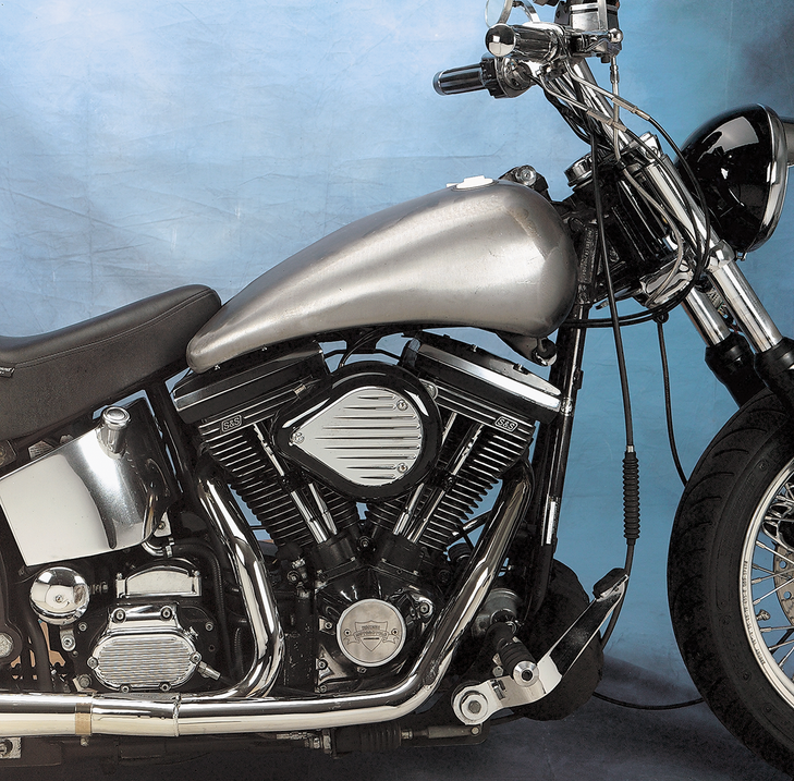 Drag Specialties Flat-Side Gas Tank Set - 2" Extended - 5.2 Gallons