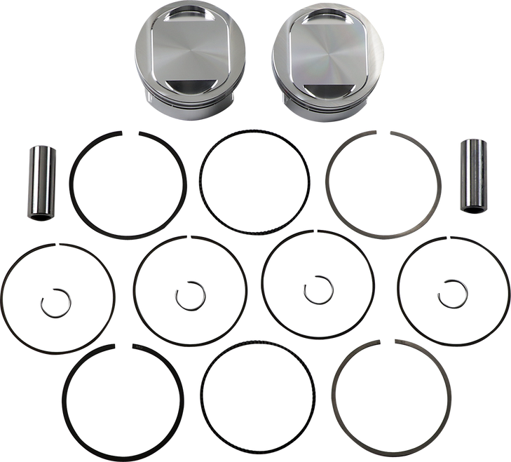 Je Pistons Piston Kit - 107" - Twin Cam 317211