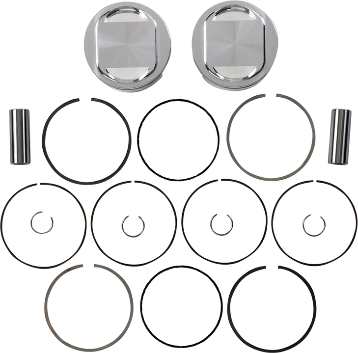 Je Pistons Piston Kit - 107" - Twin Cam 317212