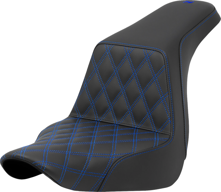 Step-Up Seat - Front Lattice Stitch - Blue Stitch - Fxlr/Flsb '18-'21 818-29-17201
