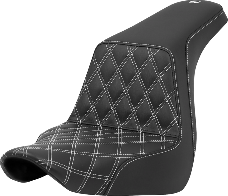 Step-Up Seat - Front Lattice Stitch - White Stitch - Fxlr/Flsb '18-'21 818-29-17206