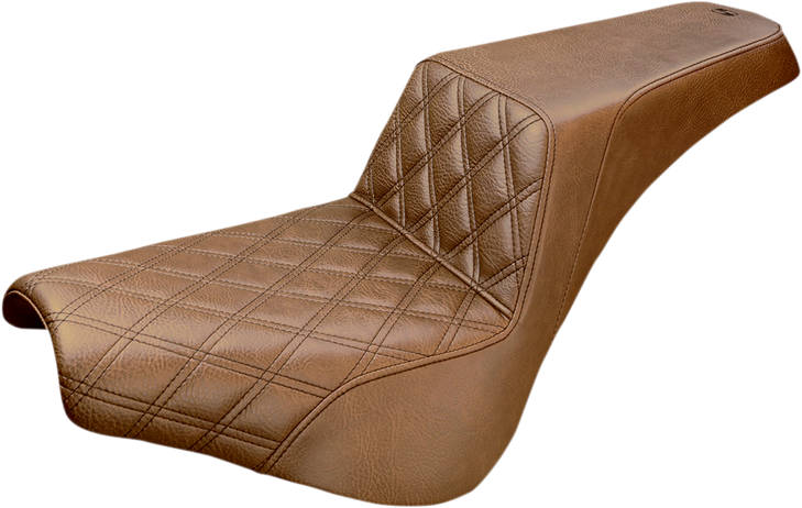 Saddlemen Step-Up Seat - Front Lattice Stitch - Brown 818-30-172Br