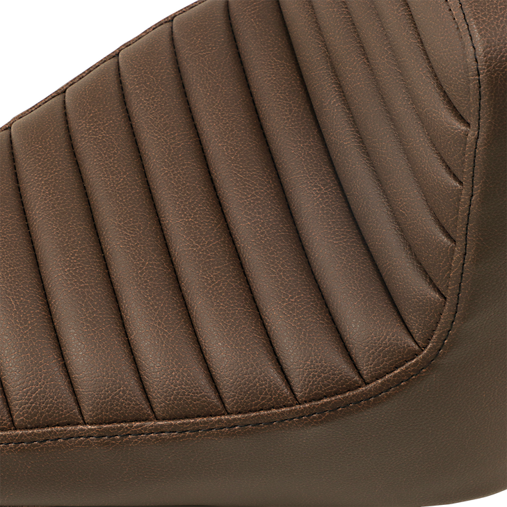 Saddlemen Step-Up Seat - Front Tuck-N-Roll/Rear Lattice Stitch - Brown - Scout '18-'19 I18-33-176Br