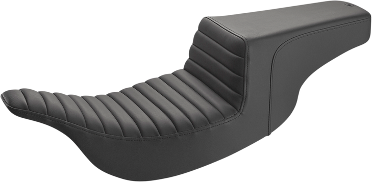 Saddlemen Step-Up Seat - Front Tuck-N-Roll - Black 897-07-171