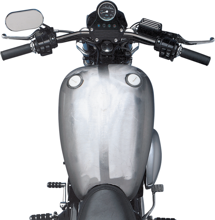 Drag Specialties Extended Gas Tank - Smooth-Top - Twin-Cap - Sportster