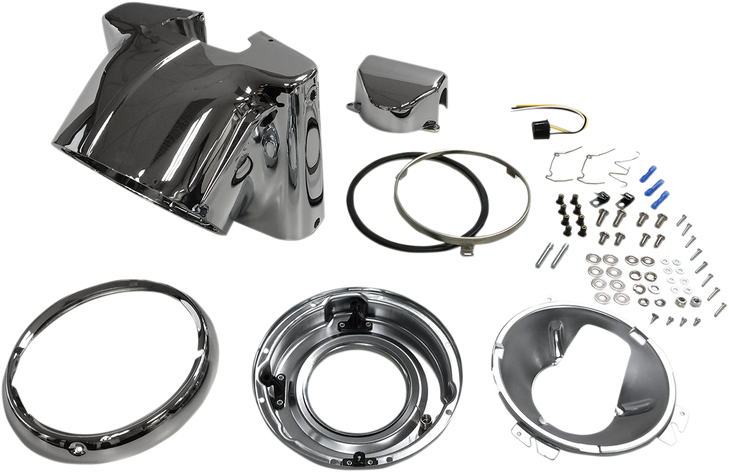 Drag Specialties 7" Nacelle Headlight Kit - Chrome