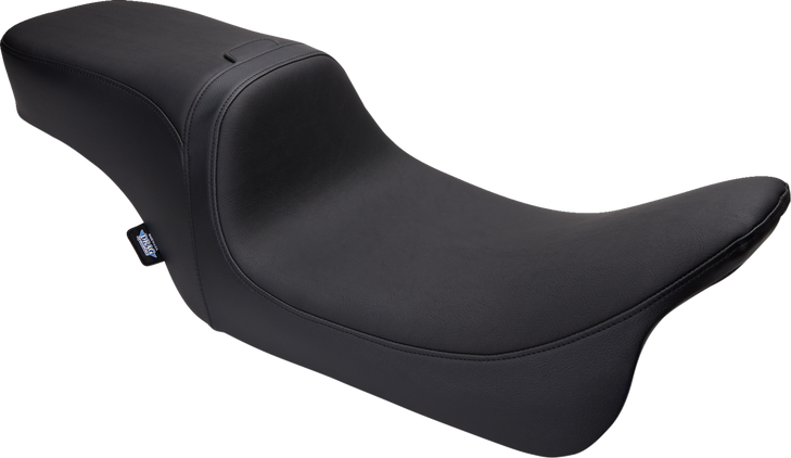 Drag Specialties Predator 2-Up Seat - Vinyl - Smooth - W/O Backrest - Flh/Fltr '08-'23