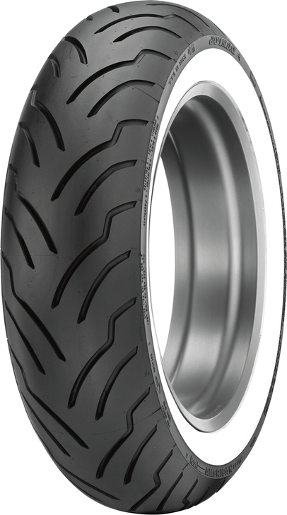 Dunlop Tire - American Elite - Rear - 180/65B16 - Wide Whitewall - 81H 45131150