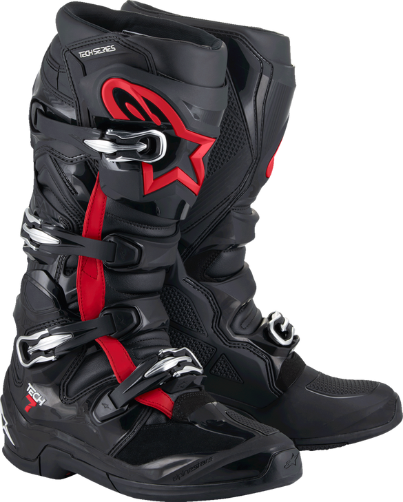 Tech 7 Boots - Fluorescent Red/Black - Us 7 2012025-1030-7