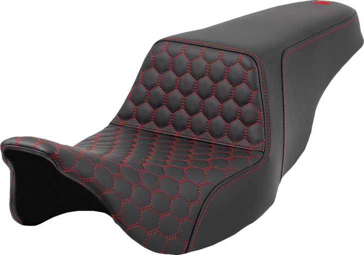 Step-Up Seat - Honeycomb - Red Stitching - Fl '08-'23 808-07B-17704