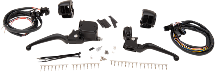 Drag Specialties Handlebar Controls - 11/16" Master Cylinder - '96 - '11 - Black