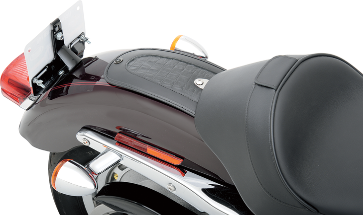 Drag Specialties Fender Skin - Embossed Faux Gator Leather Center