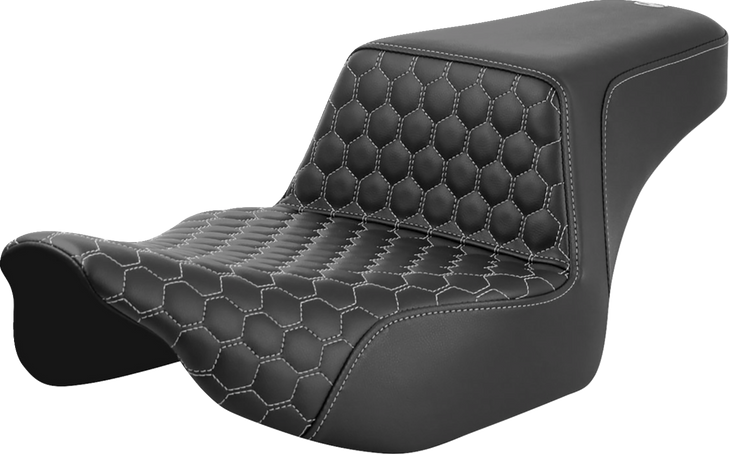 Step-Up Seat - Extended Reach - Front Honeycomb - Silver Stitch - Fl '23-'24 823-07-17805