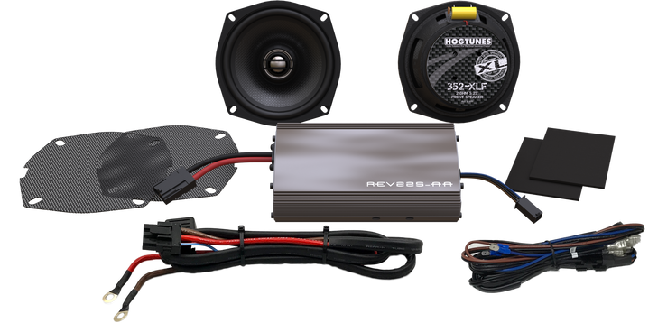 Hogtunes Xl Amplified Front Speakers Complete Kit - Flhx 225 Sg Kit-Xl