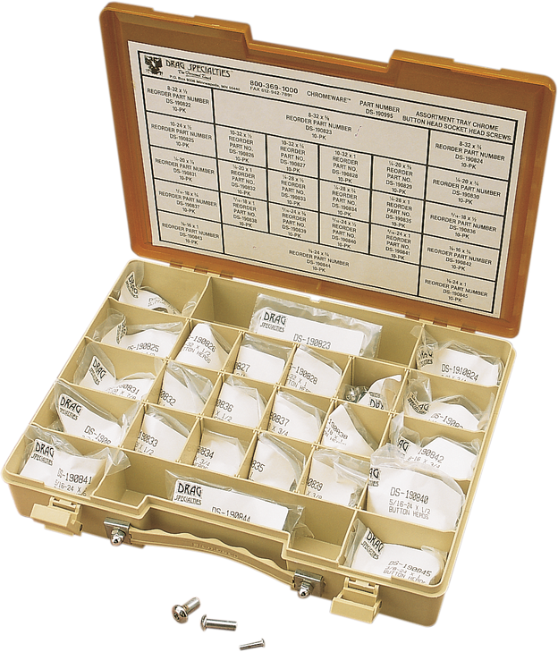 Drag Specialties Bolts - Button Head/Assortment - Kit