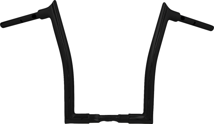 Fat Baggers Inc. 1-1/2" Ez Install Pointed Top Handlebar - 16" - Black 848016-B