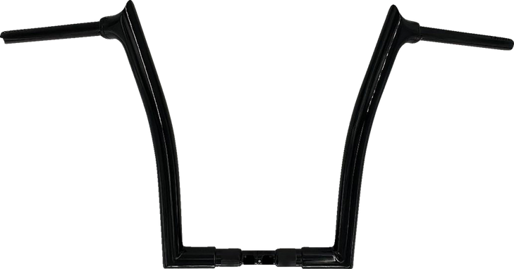 Fat Baggers Inc. 1-1/2" Ez Install Pointed Top Handlebar - 16" - Black 816016-B