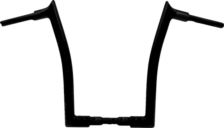 Fat Baggers Inc. 1-1/2" Ez Install Pointed Top Handlebar - 16" - Black 818016-B