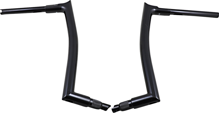 Fat Baggers Inc. 1-1/2" Ez Install Pointed Top Handlebar - 16" - Black 808016-B