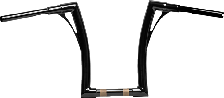 Handlebar - Flowbar - 1-1/2" X 17" - Black Kus30210