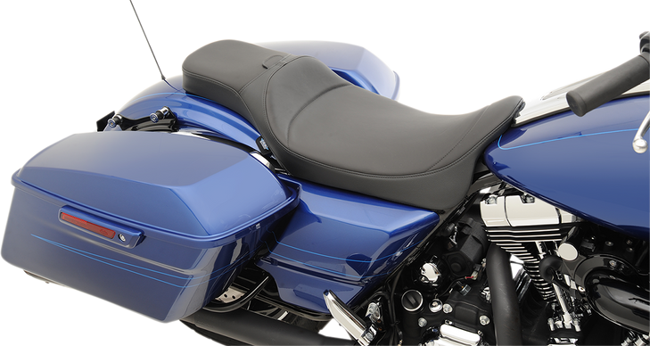 Drag Specialties Extended Reach Predator Seat - Mild Stitched - Driver'S Backrest - Fl '08-'23