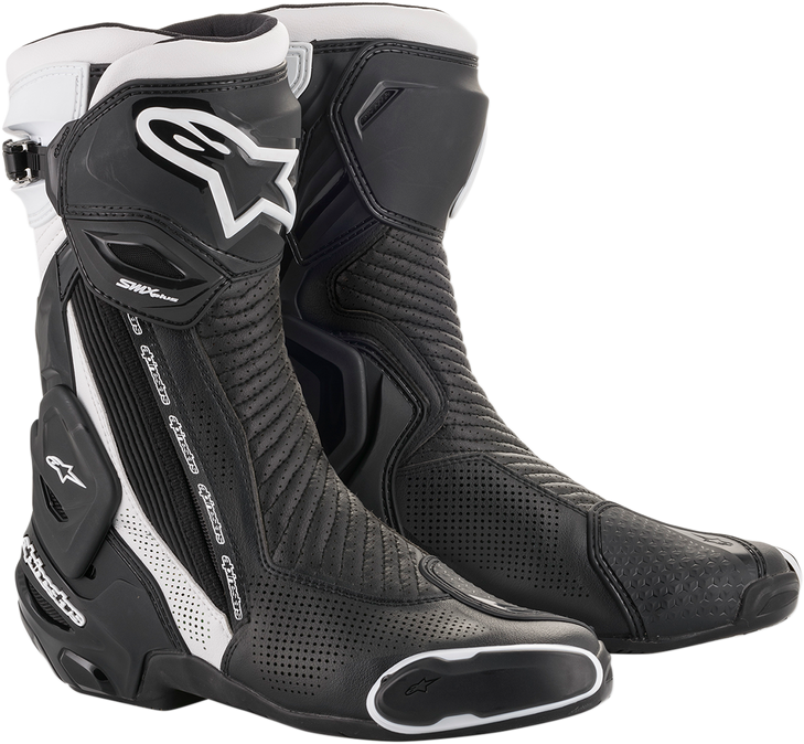 Smx+ Vented Boots - Black/White - Us 12 / Eu 47 2221119-12-47