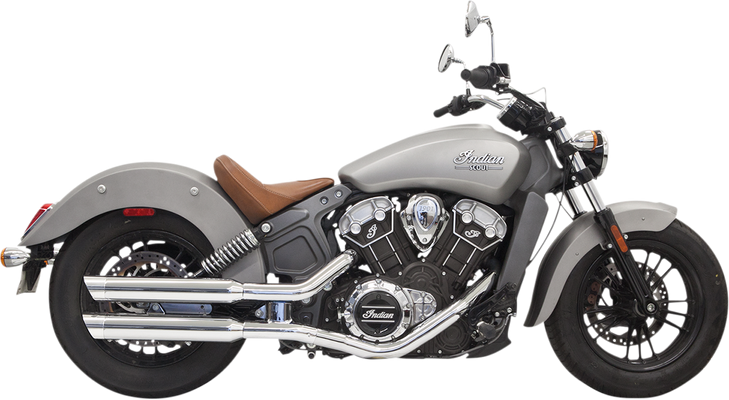 Bassani Xhaust 3" Mufflers - Chrome - Scout 8S17Sc