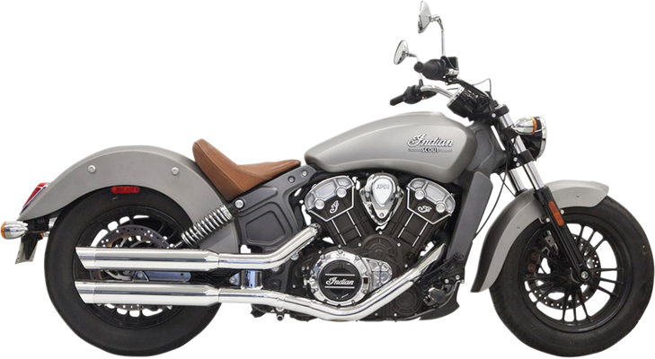 Bassani Xhaust 3" Mufflers For Scout - Chrome 8S27Sc