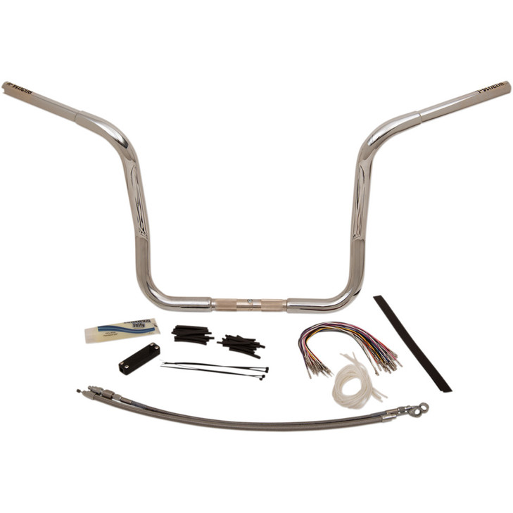 Fat Baggers Inc. Handlebar Kit - Rounded Top - 14" - Chrome 909414