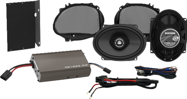 Hogtunes Speaker/Amplifier Kit - 225 W - Road Glide 225 Rg57 Kit-Xl