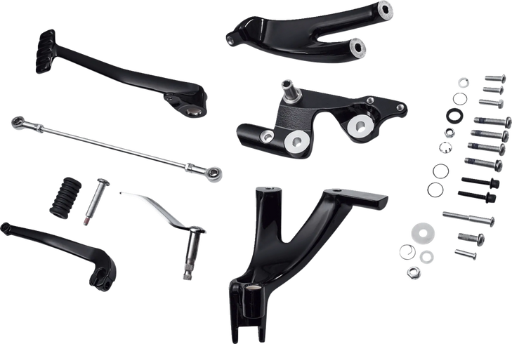 Drag Specialties Forward Control Kit - Black - Fl/Fx