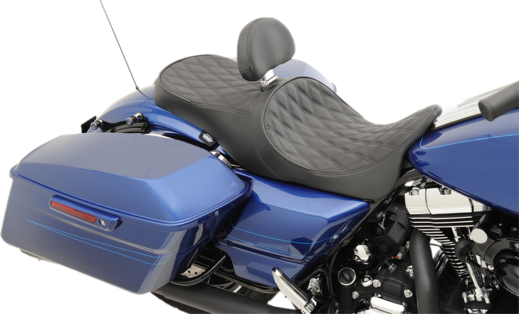 Drag Specialties Low Forward Touring Seat - Diamond - Fl '08-'23