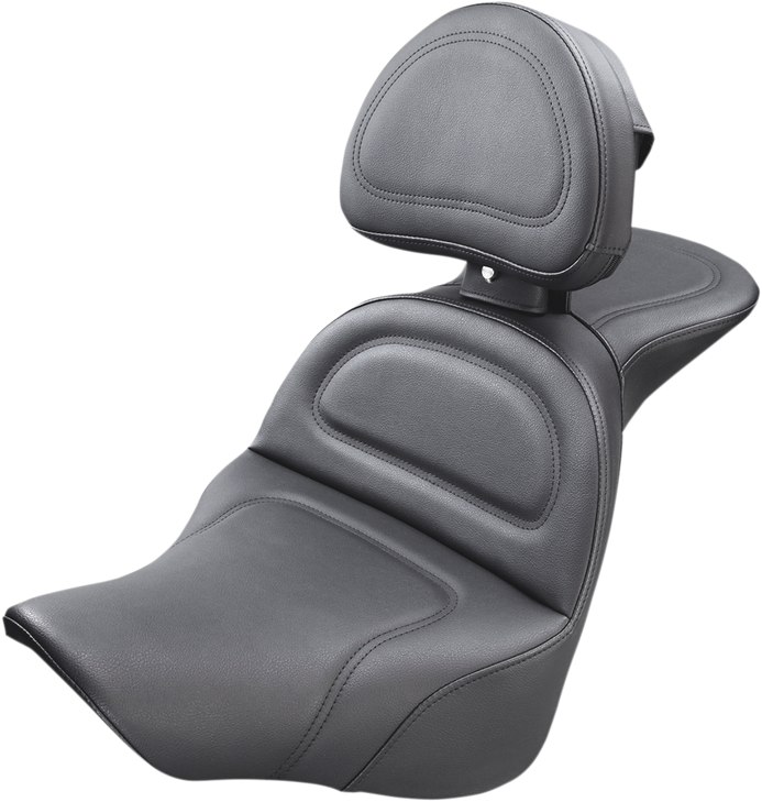 Saddlemen Explorer Seat - W/ Driver Backrest - Fl/Fx '18-'23 818-27-030