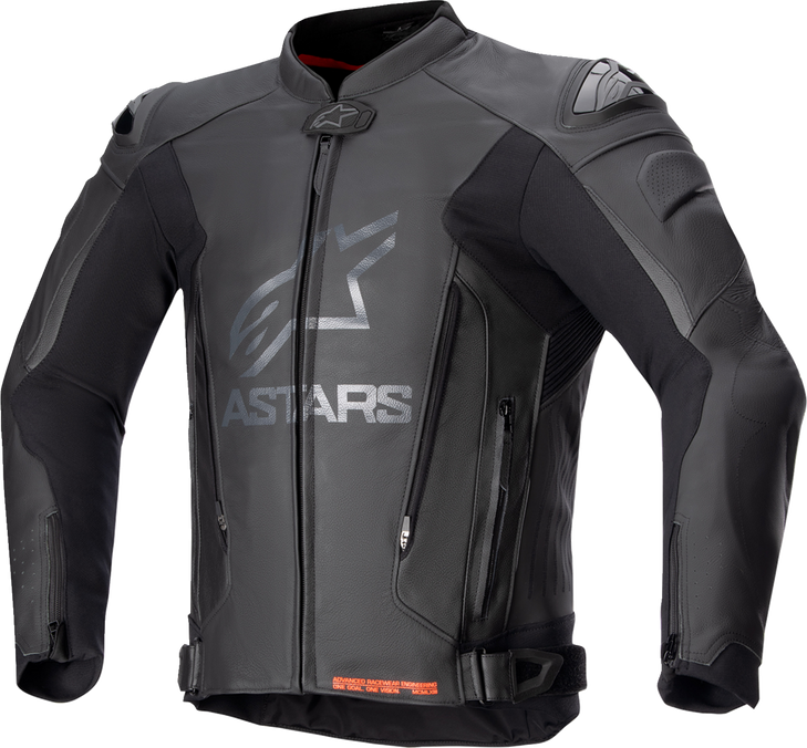 Gp Plus R V4 Leather Jacket - Black/Black - Us 40 / Eu 50 3100524-1100-50