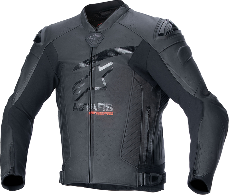 Gp Plus R V4 Airflow Leather Jacket - Black/Black - Us 42 / Eu 52 3100624-1100-52