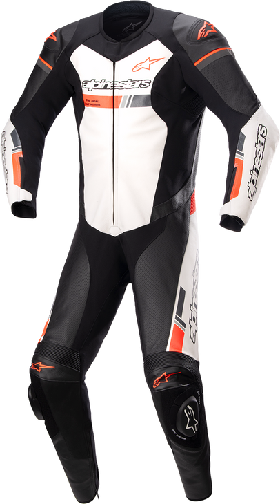 Gp Force Chaser 1-Piece Suit - Black/White/Red Fluo - Us 46 / Eu 56 3150321-1231-56
