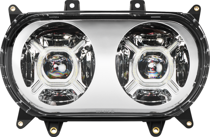 Custom Dynamics Proglow Headlight - Chrome - Road Glide Pg-Rg-C