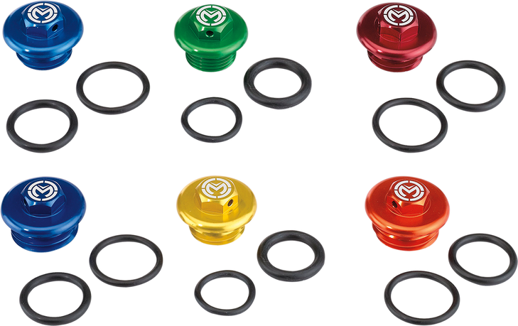 Moose Racing Oil Cap Kit - Red - Honda T14-6302R