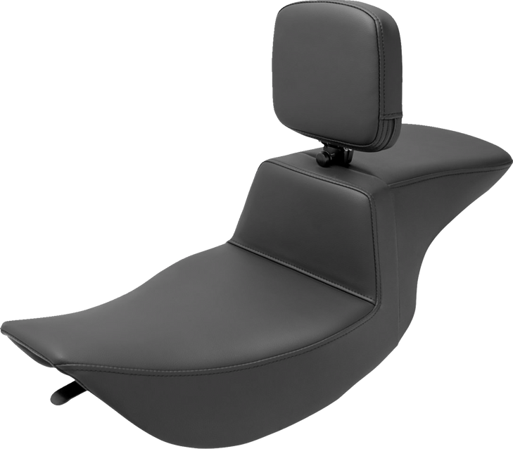Saddlemen Tour Step-Up Seat - Rider Backrest - Plain - Flhr/Flhx '97-'07 897-06-194Br