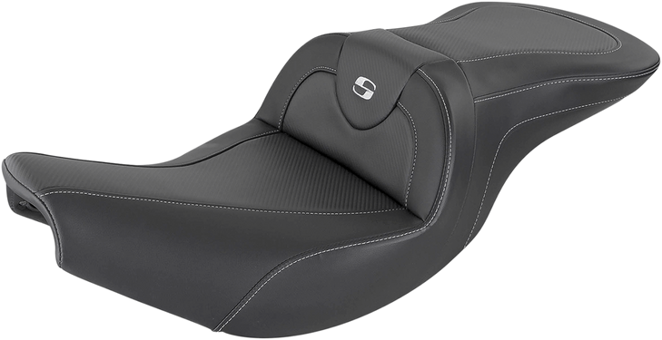 Saddlemen Heated Roadsofa Seat - Carbon Fiber - Without Backrest - Black I14-07-185Hct