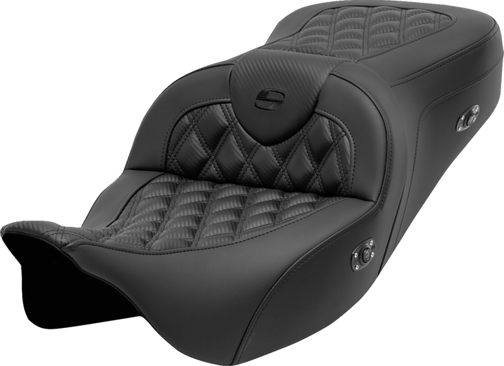 Roadsofa Seat - Without Backrest - Lattice Stitch - Carbon Fiber - Fl '08-'23 808-07B-206A0