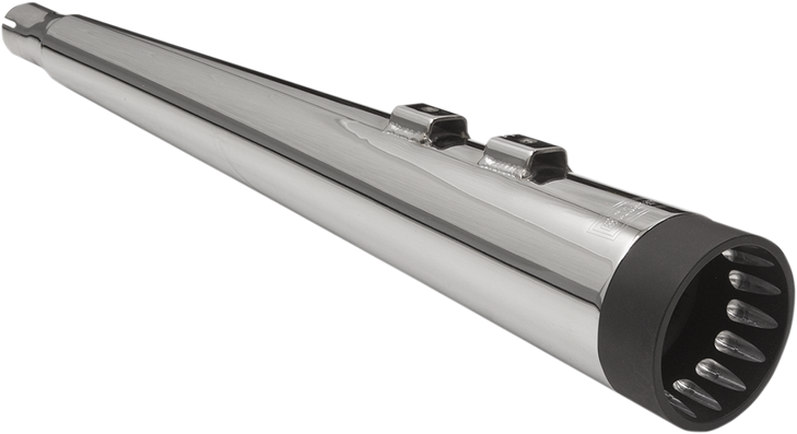 Bassani Xhaust Dnt Megaphone Muffler - Chrome/Black - '95-'16 Fl 1F57Dnt5