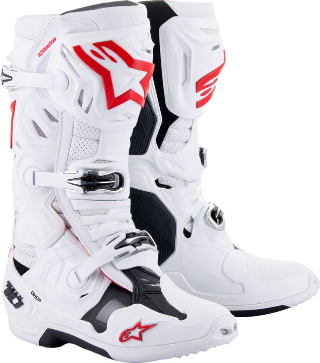 Tech 10 Supervented Boots - White/Red - Us 13 2010520-2230-13