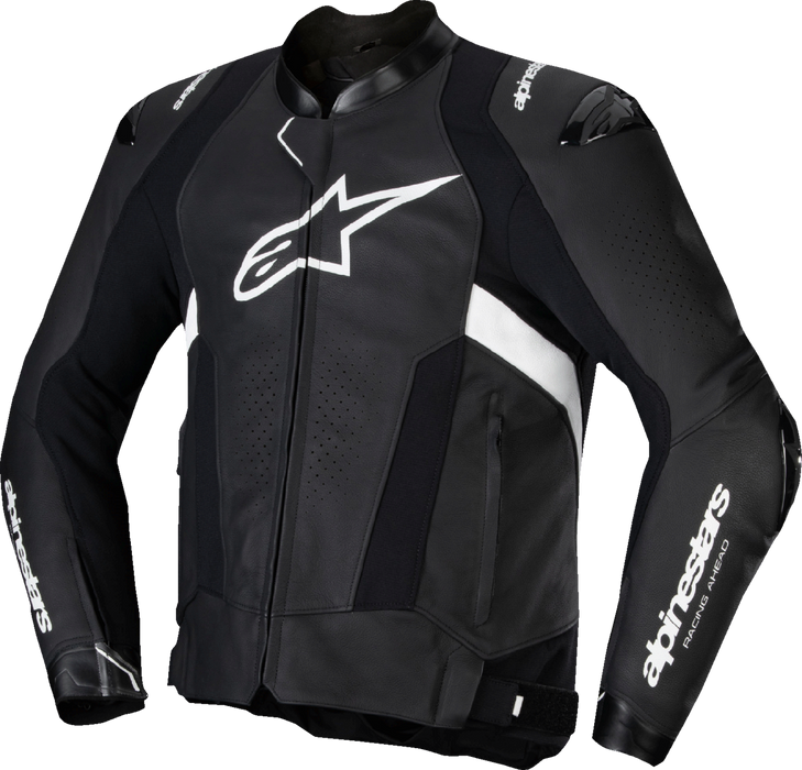 Missile V3 Leather Jacket - Black/White - Us 48 / Eu 58 3100125-12-58
