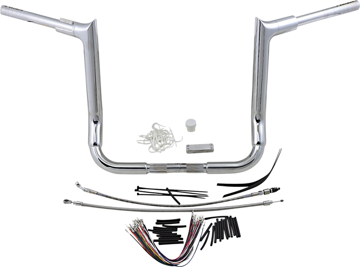 Fat Baggers Inc. Handlebar Kit - Pointed Top - 14" - Chrome 809114