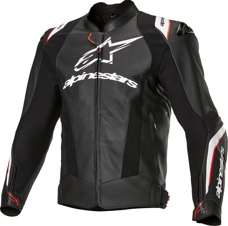 JACKET MISSILE V3 IGN LTHR BLK/WHT 58