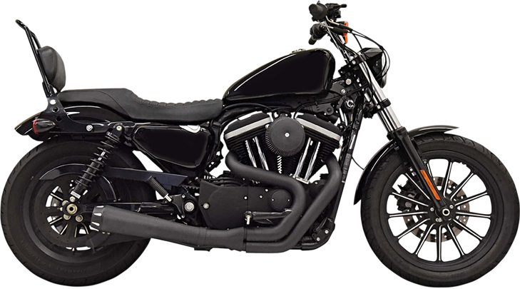 Bassani Xhaust Road Rage Exhaust - Black - '04-'20 Xl 1X52Rb